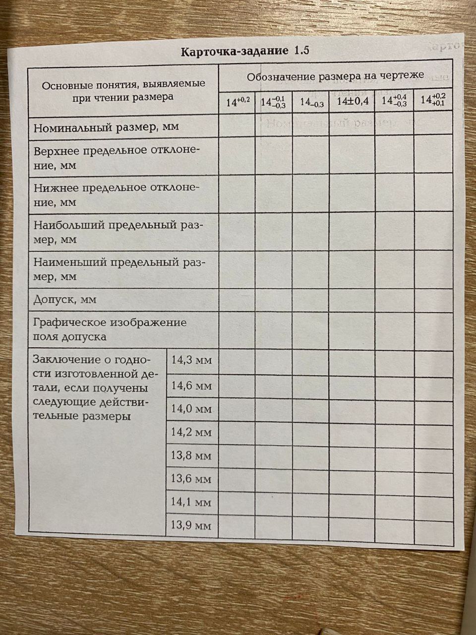 Метрология, технический диктант